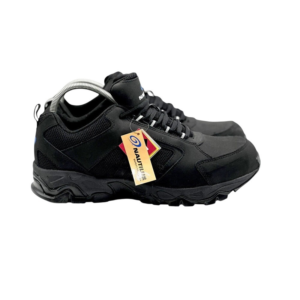 Nautilus N2102 Guard Sport Mens 11.5 Black Safety Toe Work Shoes ASTM EH SR NEW‎